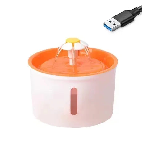 Automatic 1.6L Pet Water Fountain USB Quiet Drinker
