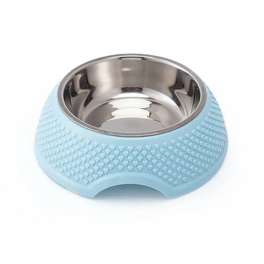 Hignconcerned Dog Stainless Steel Feeding Bowl Tableware