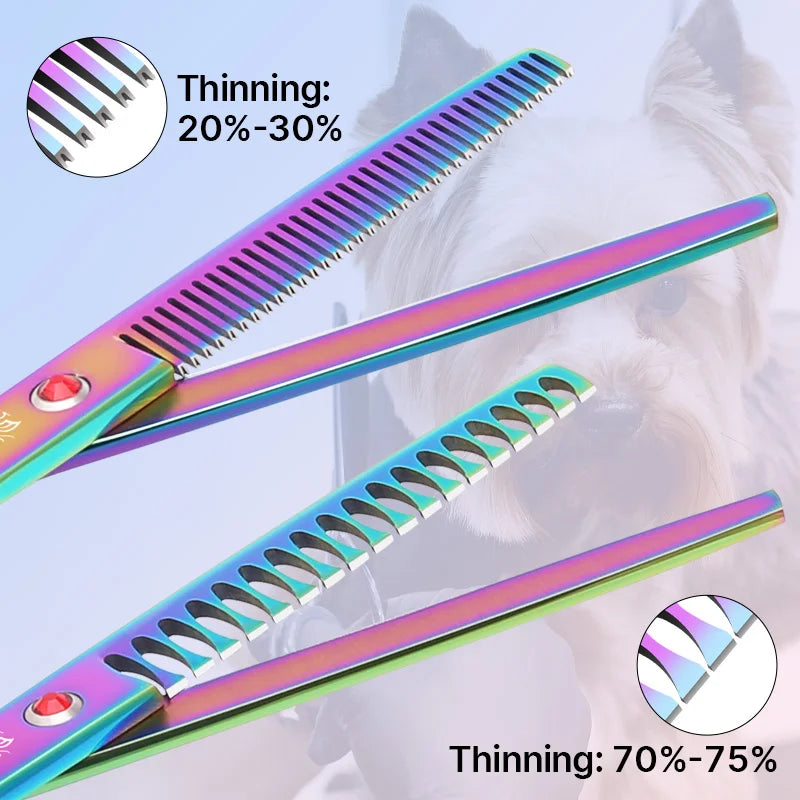 Fenice Dog Grooming Scissors Stainless Steel Household Set