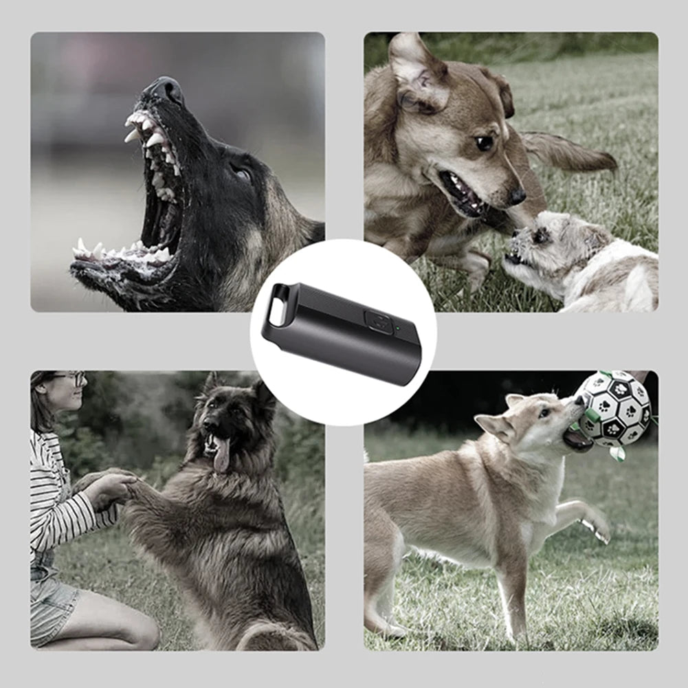 APWIKOGER Ultrasonic Bark Deterrent Long Range Rechargeable