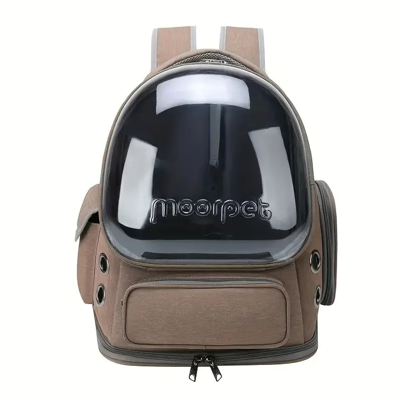 1pc Transparent Pet Carrier Bag Outdoor Travel Backpack for Cats Small Dogs Breathable Ventilated Cat Carrying Bag Pet Supplies