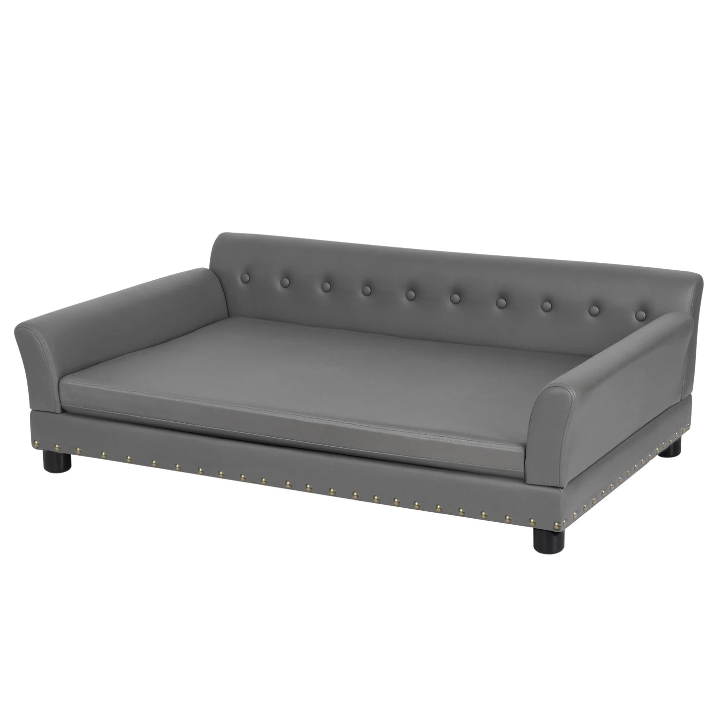 Bingopawcn Elevated Rectangle Dog Bed Durable Sofa for Dogs