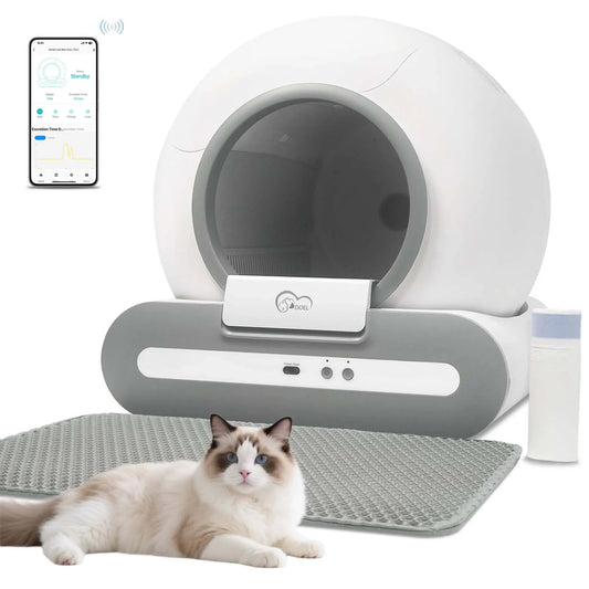 DOEL Self Cleaning Cat Litter Box App Control 2 4G WiFi