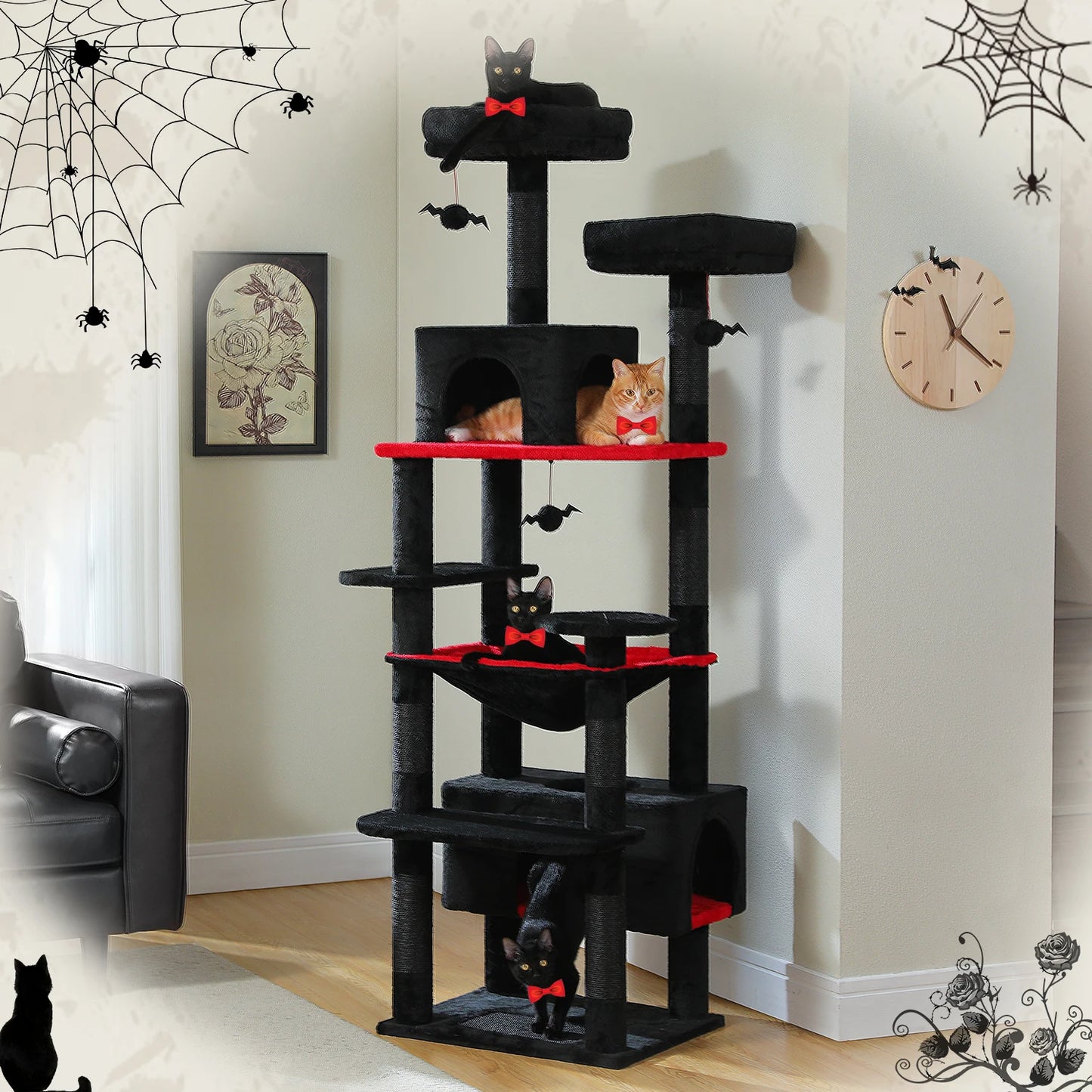 PAWZ Road Large Cat Tree And Tower For Cats Sisal Posts