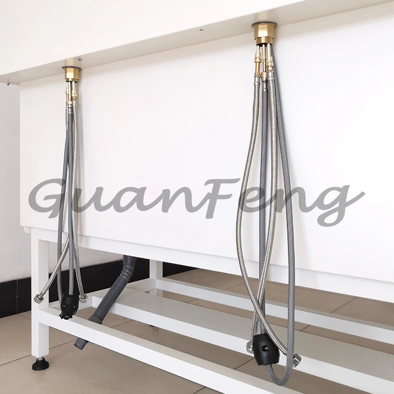 EURVET Stainless Steel Pet Bathtub With Spray Shower Head