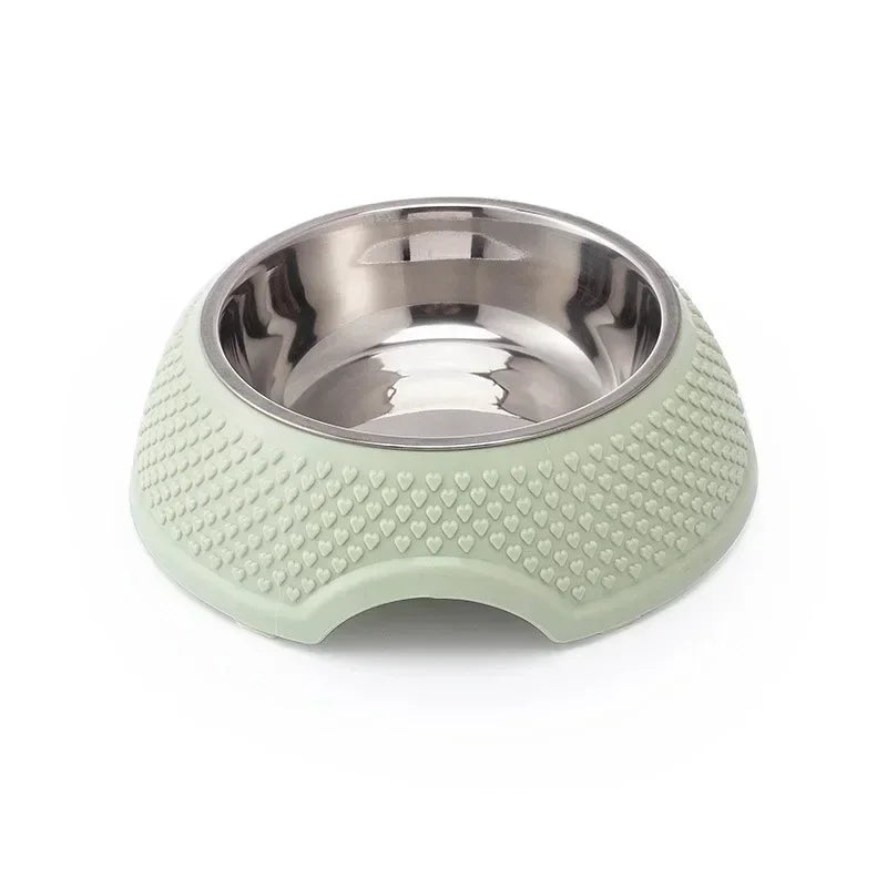 Hignconcerned Dog Stainless Steel Feeding Bowl Tableware