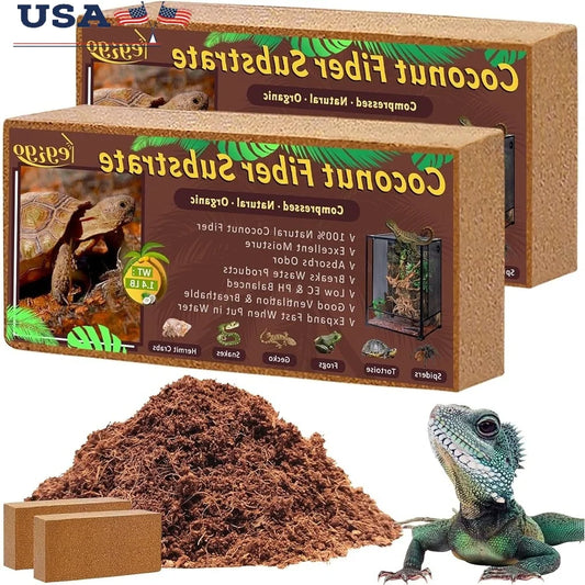 Hign Concerned Coconut Fiber Substrate Reptile Bedding
