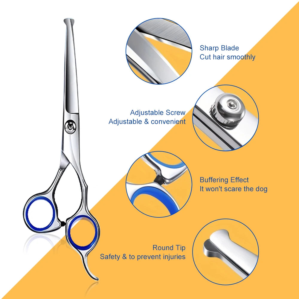 Hign-concerned Grooming Scissors Stainless Steel Pro