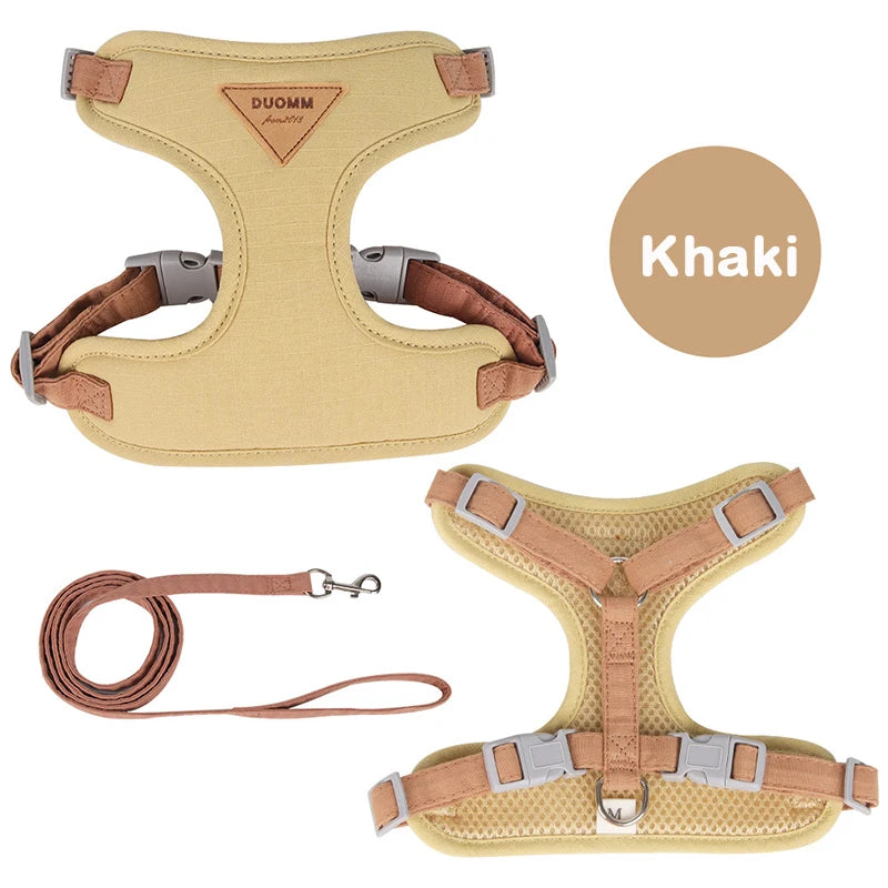 Breathable Puppy Harness And Leash Set For Small Pets