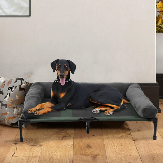 BINGOPAWCN Elevated Pet Lounger Bed For Cats And Dogs