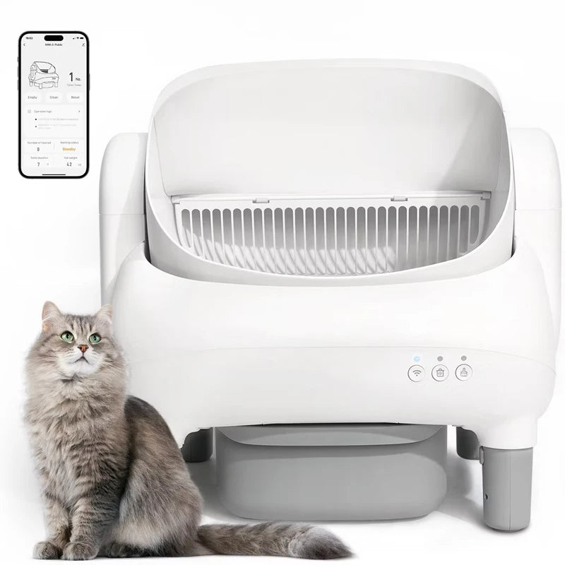 Self Cleaning Automatic Cat Litter Box With App Control