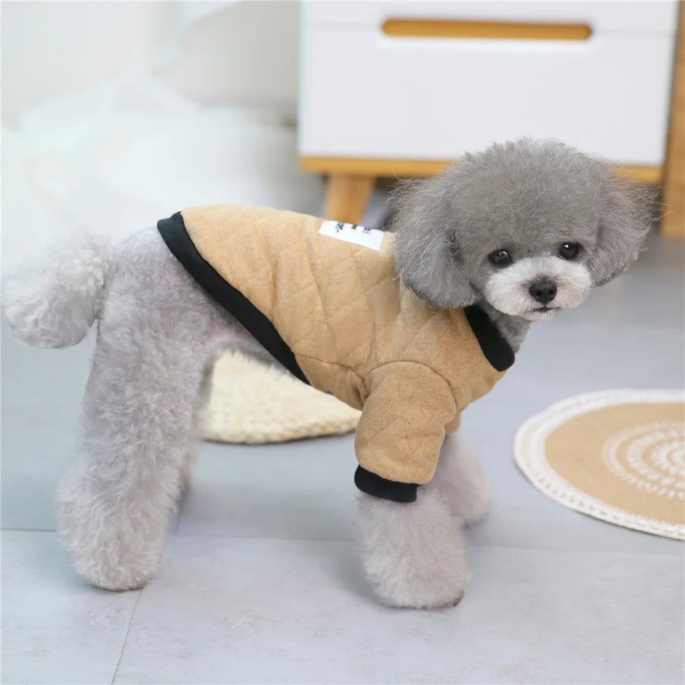 Brother Cat Dog Winter Hooded Coat For Small Dogs Apparel