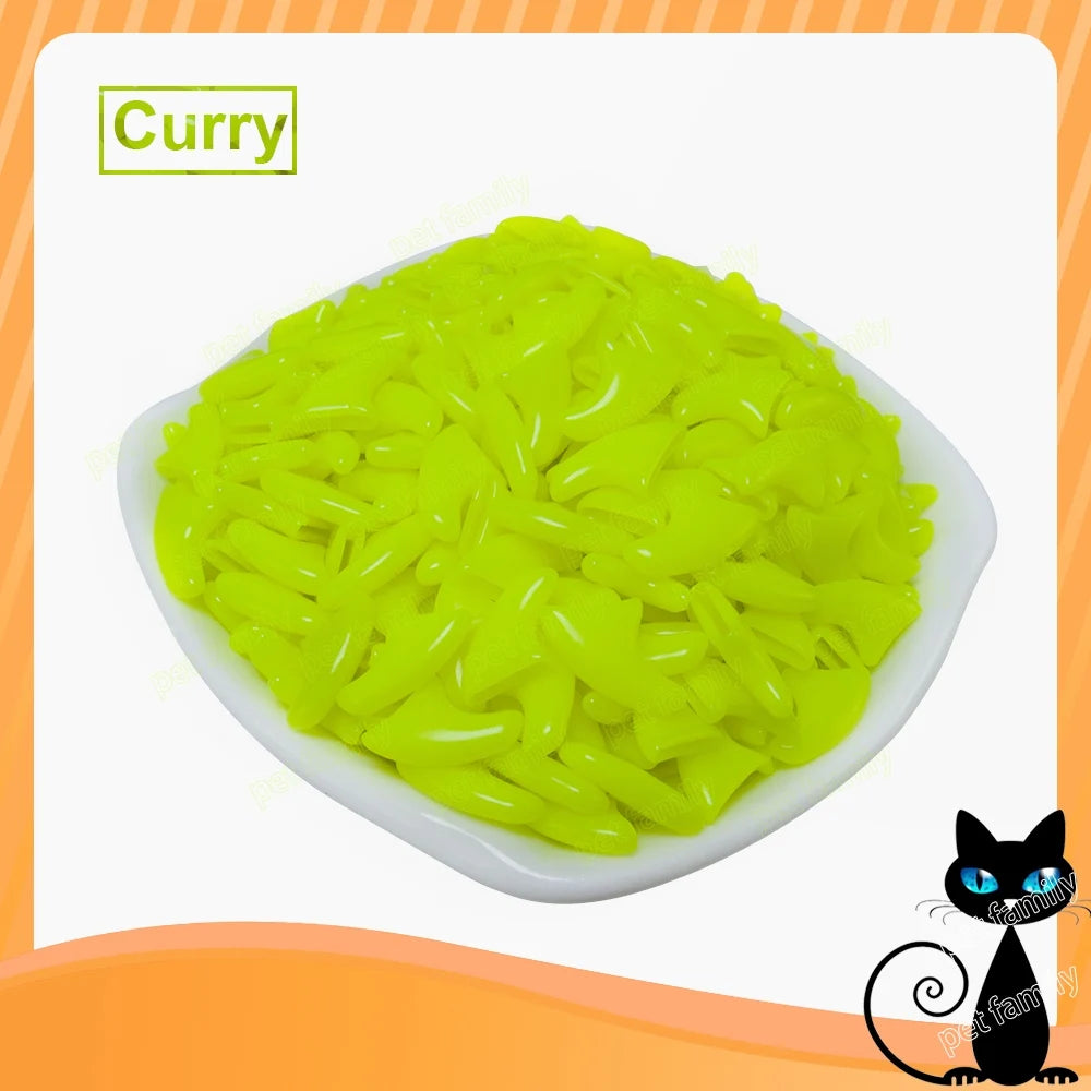 ZETPO Cat Nail Caps 100 Pieces Silicone Claw Protectors