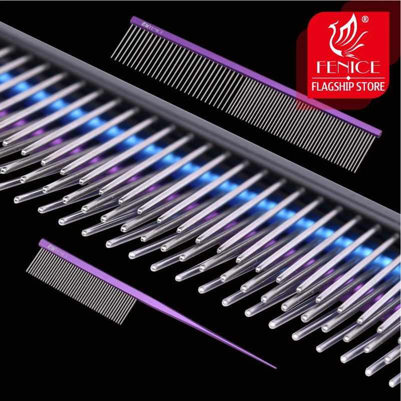 Stainless Steel Dog Comb Pin Brush For Pets And Cats