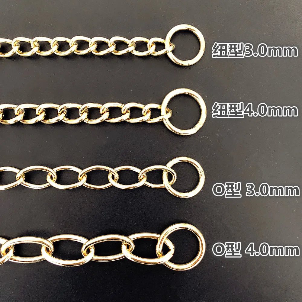 Solid Brass Dog P Chain Leash Collar For Giant Breeds