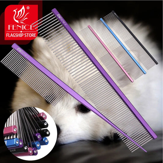 Stainless Steel Dog Comb Pin Brush For Pets And Cats