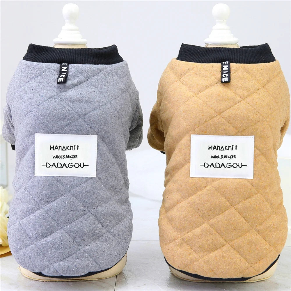 Brother Cat Dog Winter Hooded Coat For Small Dogs Apparel