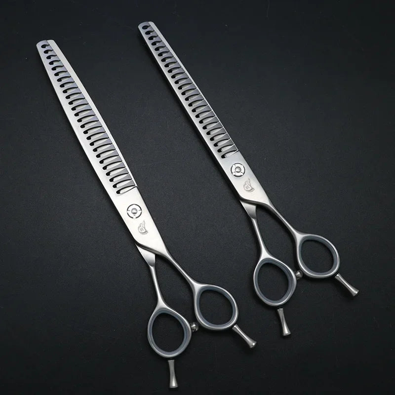 Crane 7.5/8.0inch Dog Beauty Scissors Professional Thinning Scissors Pet Items Chunker Scissors Dog Pets Supplies Accesories