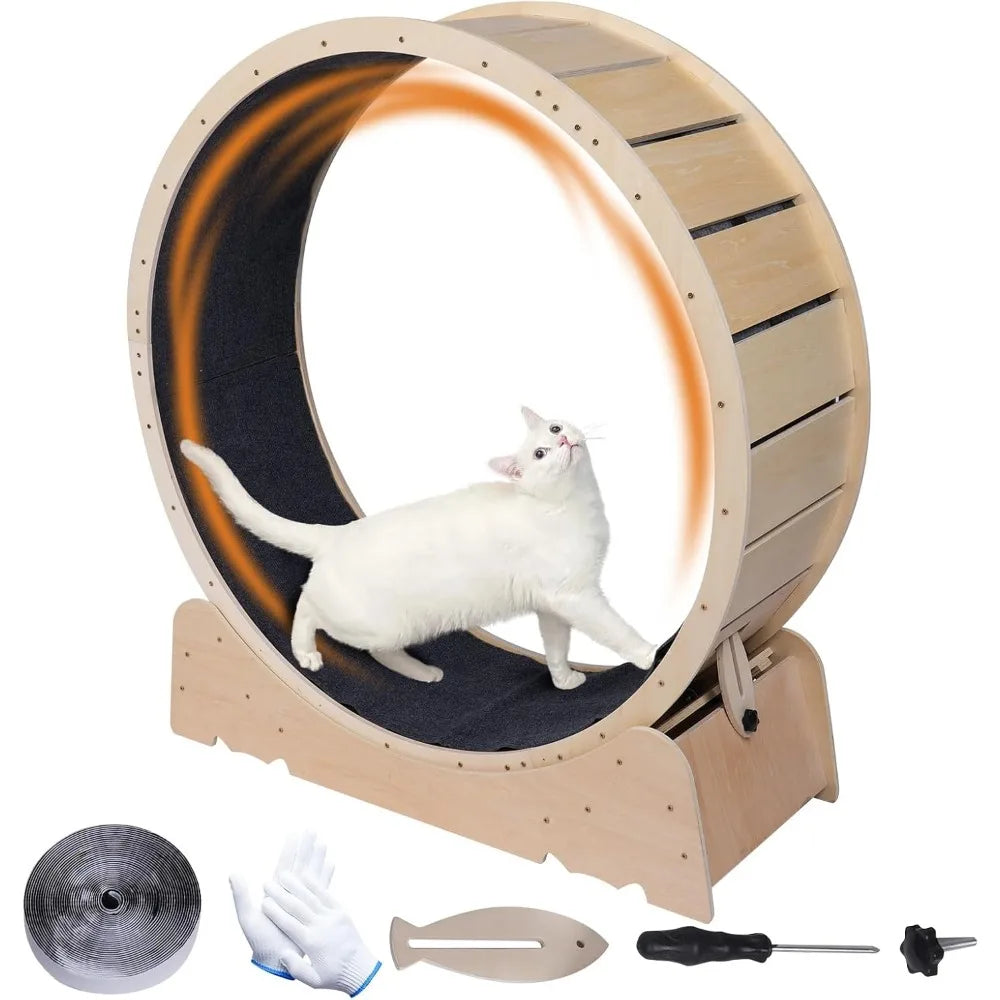 Hign-concerned Chemical Cat Exercise Wheel Indoor Fitness