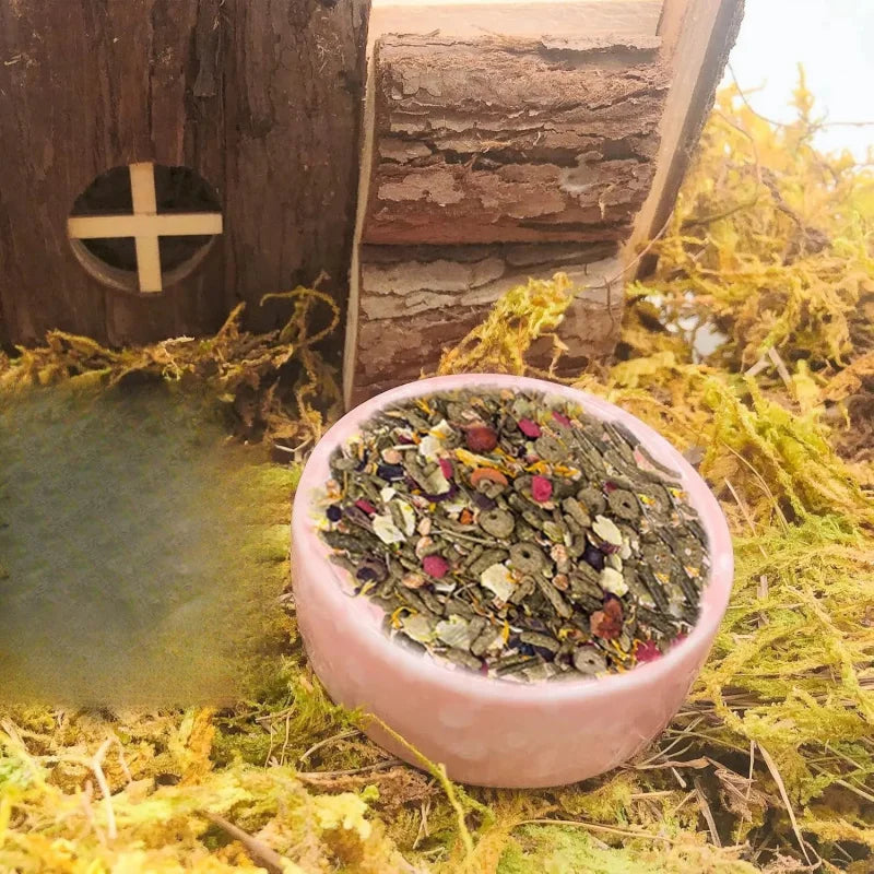 Hign-concerned Ceramic Hamster Food Bowl Small Animal Dish