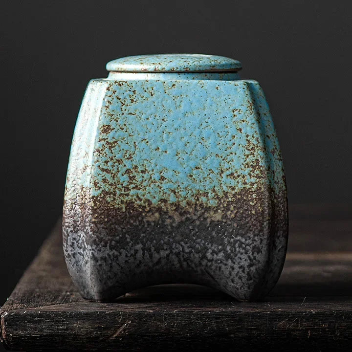 Pet Memorial Ceramic Urn Custom Pet Cremation Ashes Gift