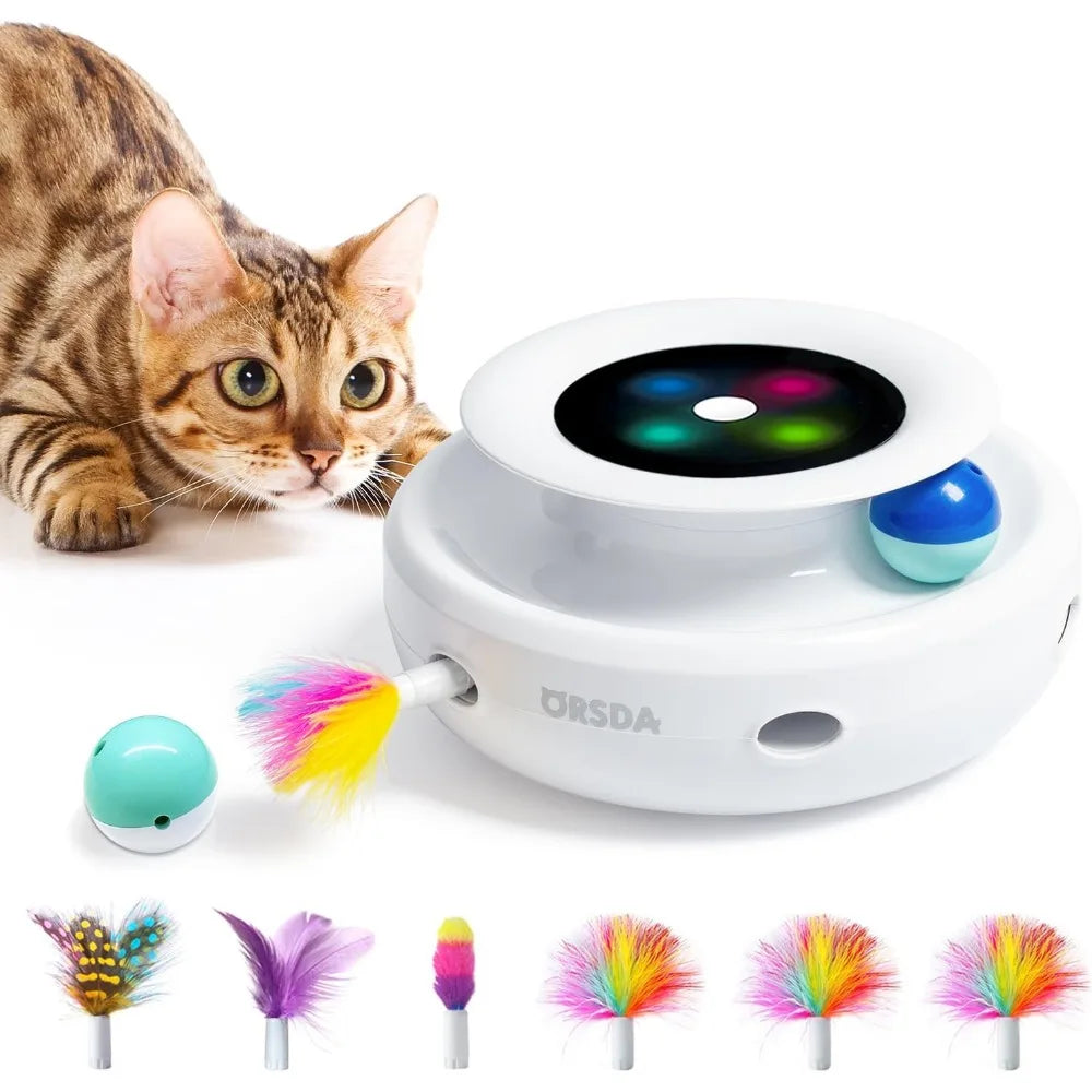 Hign-concerned ORSDA 2In1 Interactive Cat Toy With Auto On