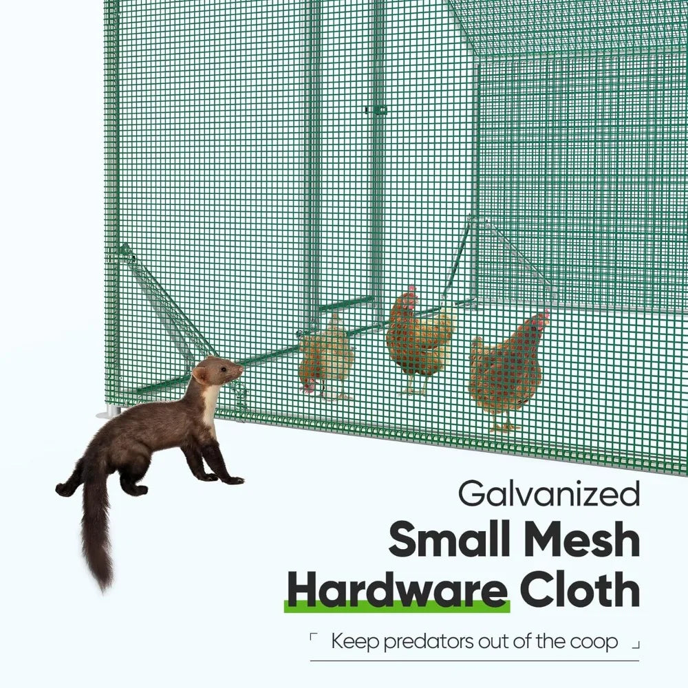Tangxu Chicken Coop Run Upgrade With Galvanized Netting