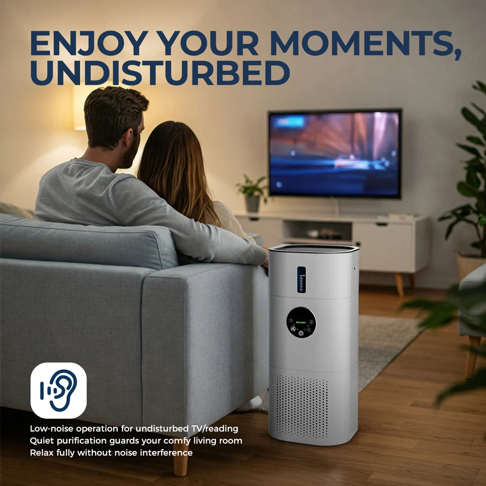 Rouny 2-In-1 Air Purifier With Humidifier H13 True HEPA For Home