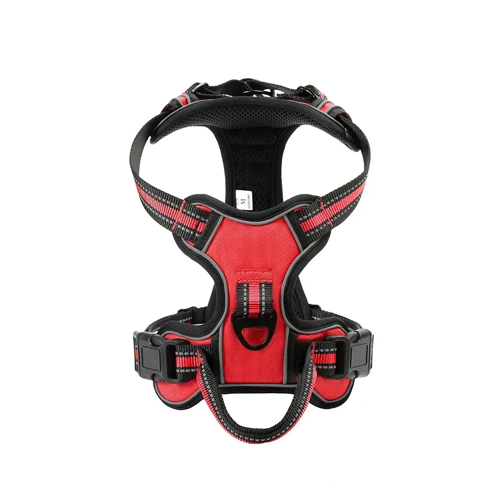 NONECN Reflective Adjustable Nylon Dog Harness Vest No Pull