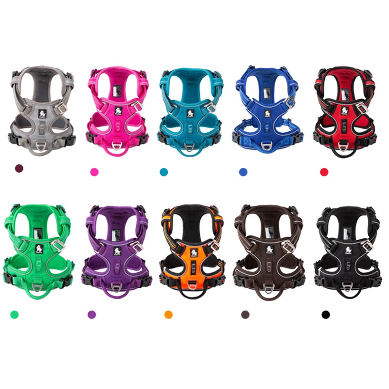 Winhyepet Reflective Training Dog Vest Harness Nylon