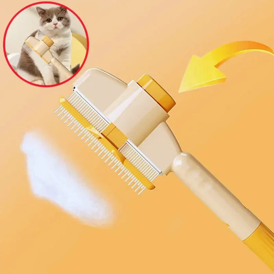 Self-Cleaning Dog Grooming Brush One Button Hair Remover