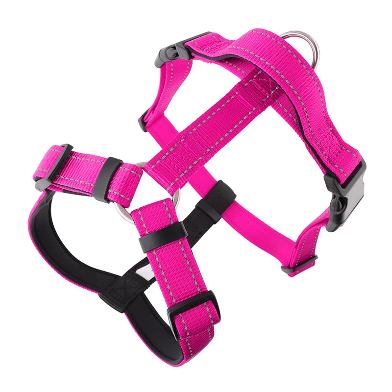 MeowVista Reflective H-Shaped Dog Harness Nylon Chest Strap
