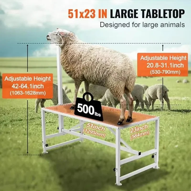 Sheep Lambs Goats Metal Livestock Milking Trimming Stand