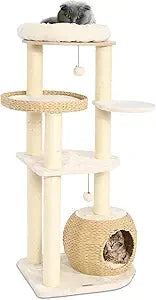 DAFIFY Modern Cat Tree Indoor Cats With Sisal Scratching