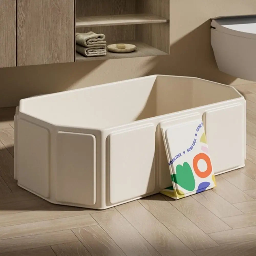 Portable Folding Dog Bath Tub With Drainage Holes PVC
