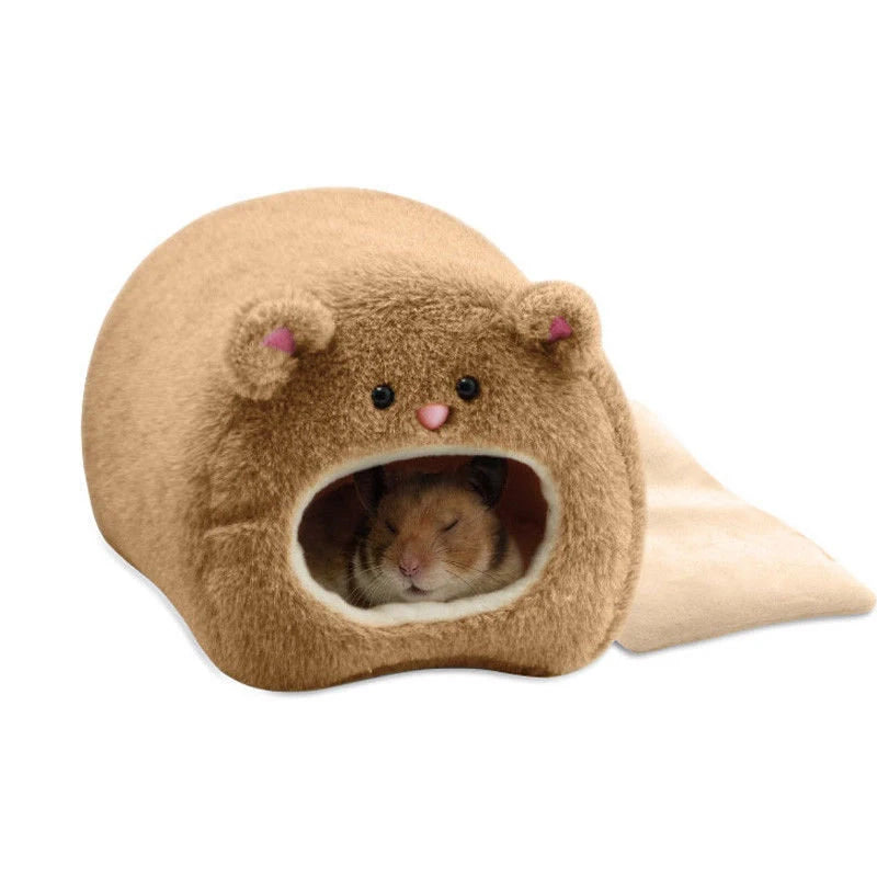 NONECN Hamster Soft Warm Bed Hammock Nest And Mat Set
