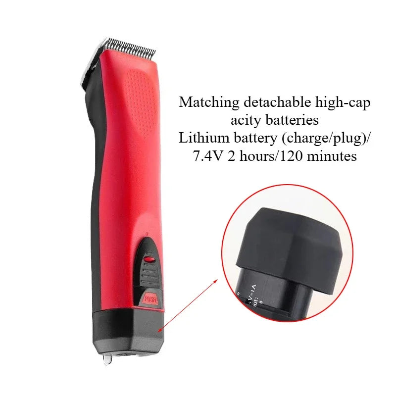 35W Professional Pet Hair Clipper Cordless Dog Cat Grooming Trimmer
