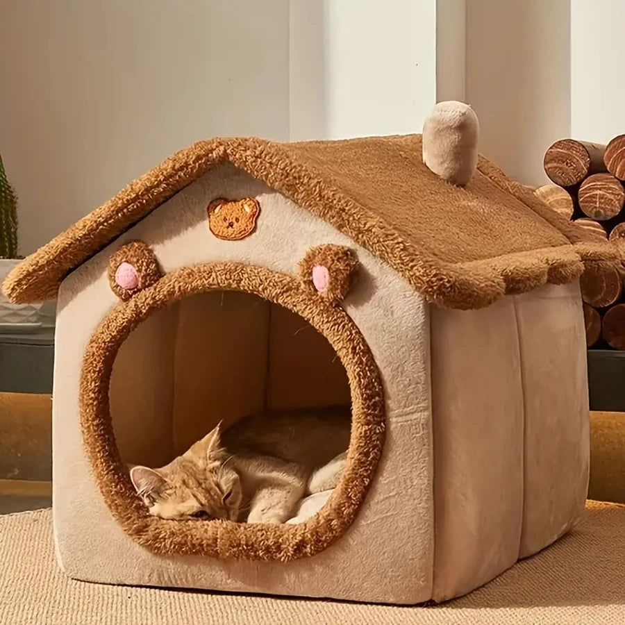 Fujian Foldable Cat Cube Hide Bed With Removable Cover