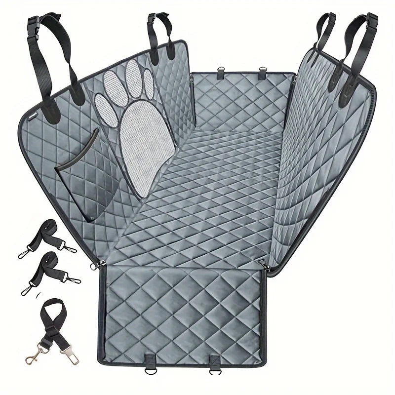 NONECN Dog Seat Cover Hammock For Cars Scratch Resistant Waterproof