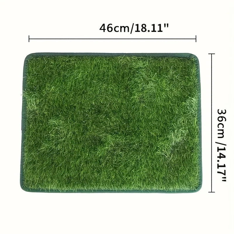 Simulation Lawn Dog Toilet Training Mat Washable Pet Urine Pad