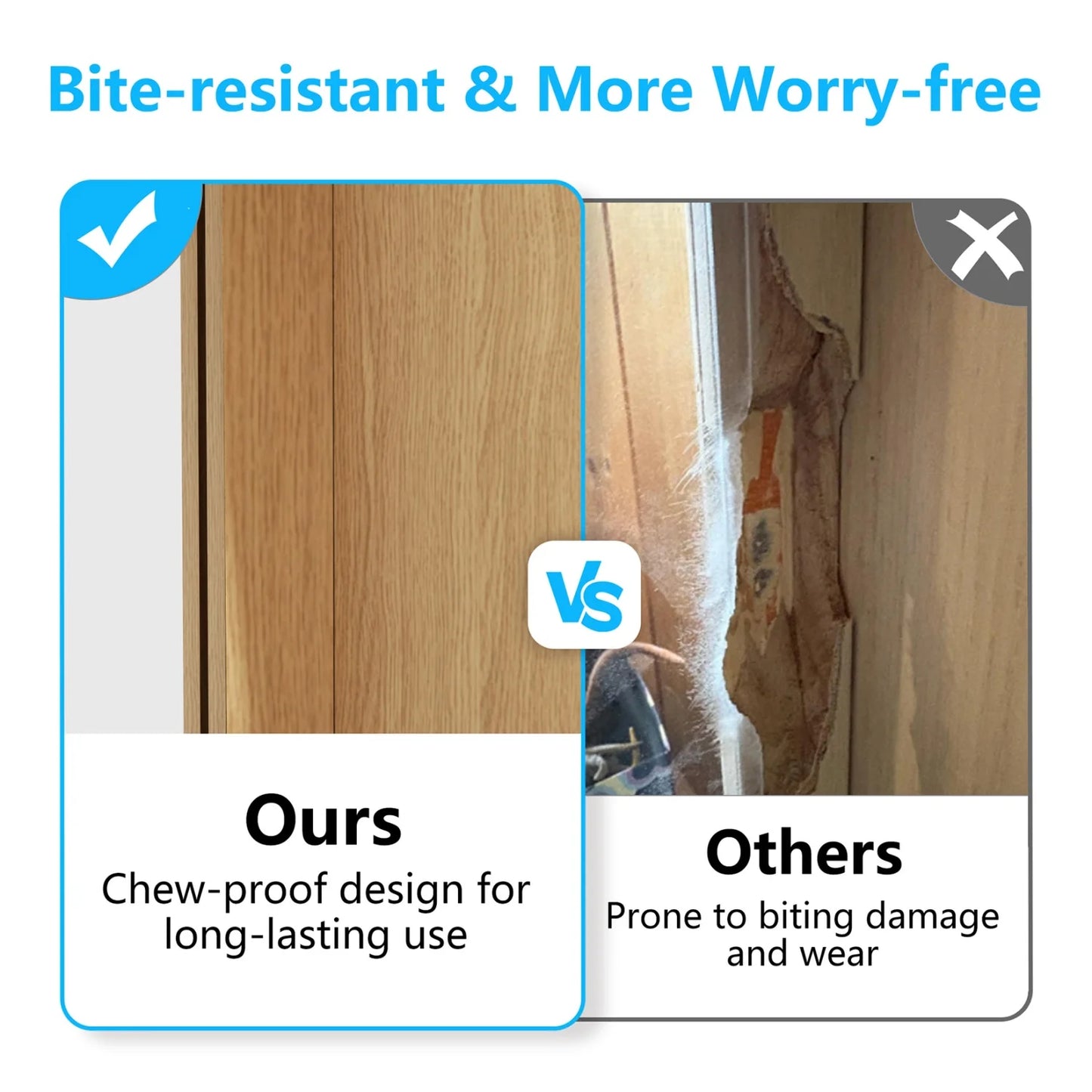 NONECN Chewproof Wooden Hamster Cage With Tempered Glass And LED