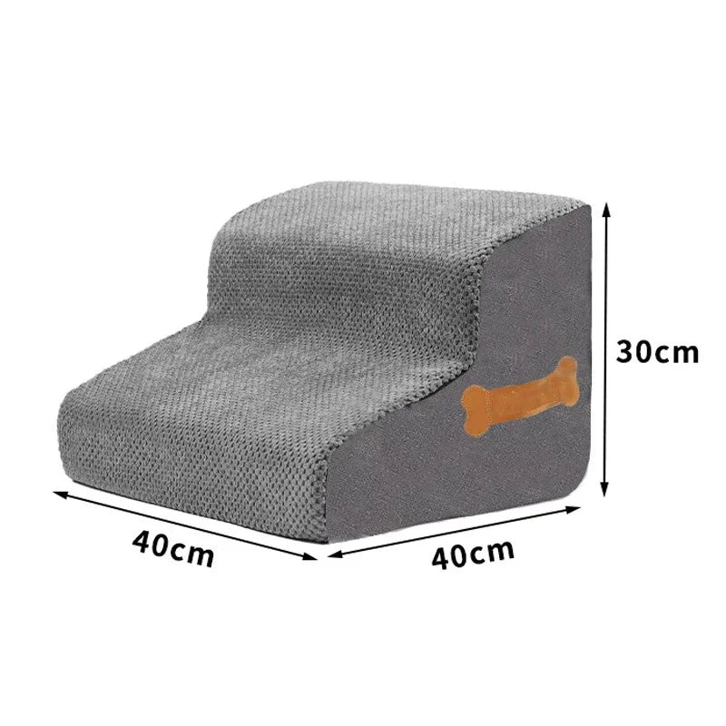 Ladder Dogs Pets Bone Handle Puppys Stairs Beside Sofa Bed Ramp for Dogs Protecting Pets Joint Safety Stairs for Elderly Dogs