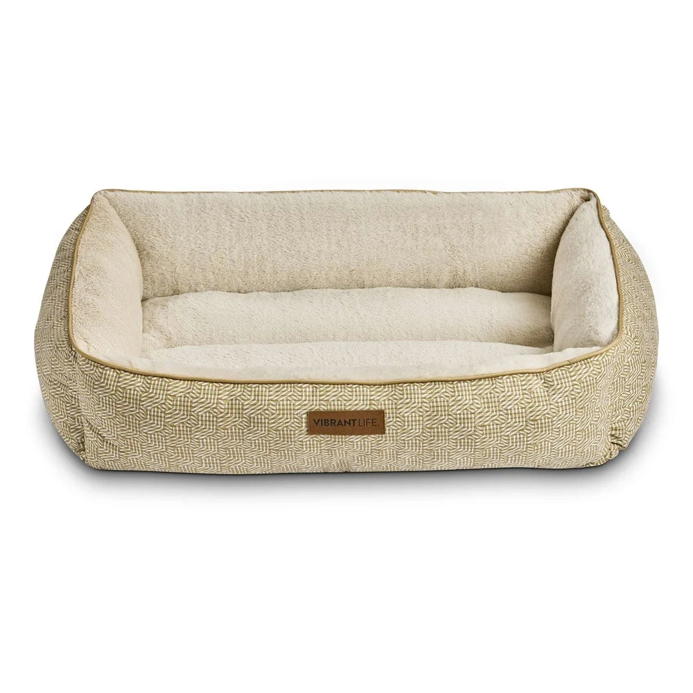 DUTRIEUX Dog Bed With Bolstered Walls Comfort And Support
