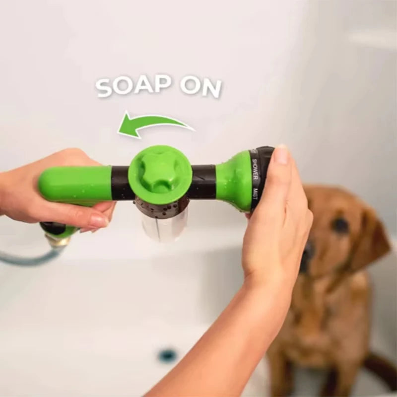 High Pressure Sprayer Nozzle Hose 3 Mode Adjustable Dog Wash