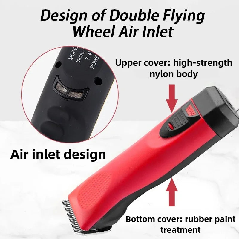 35W Professional Pet Hair Clipper Cordless Dog Cat Grooming Trimmer