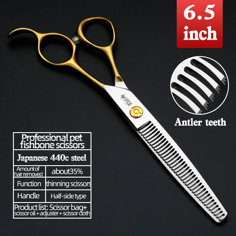 Sakura Dance Professional Pets Scissors Grooming Set For Dogs 440C