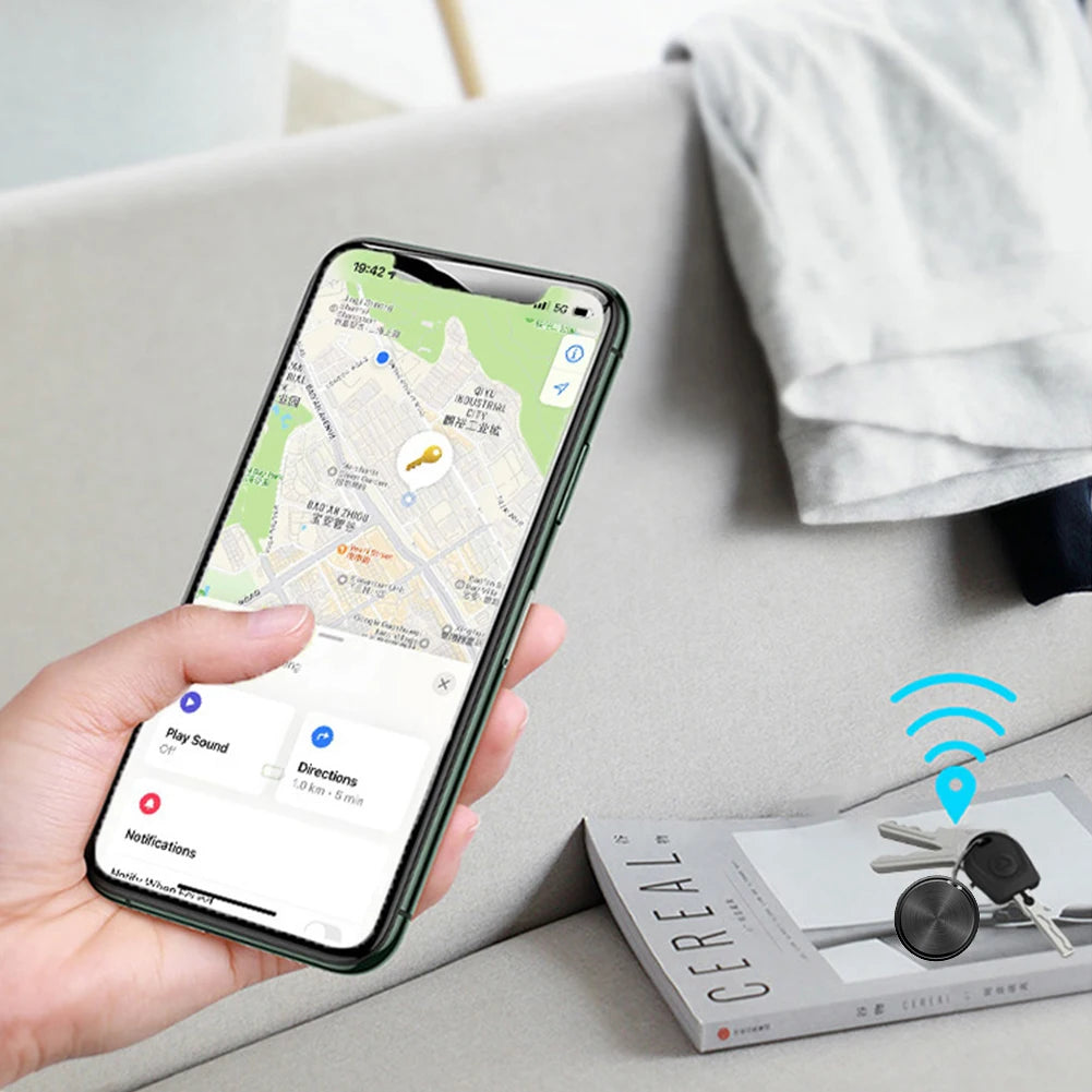 GPS Tracker for Android Pet Tracker Item Locator Wallet Tracker for Car Kids Elderly Pets Luggage