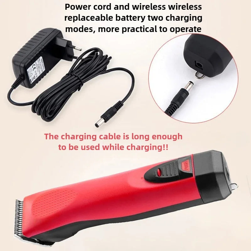 35W Professional Pet Hair Clipper Cordless Dog Cat Grooming Trimmer
