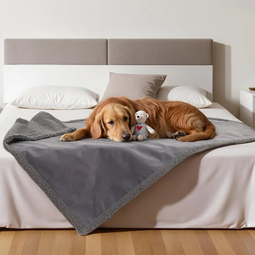 Breed Washable Fleece Dog Blanket Couch Protector For Pets
