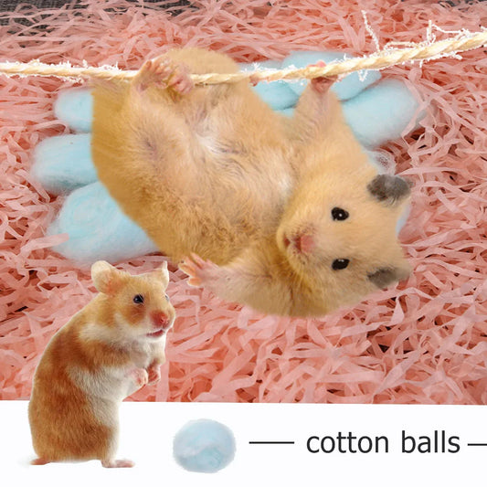 Winter Keep Warm Cotton Balls Cage Filler For Hamster